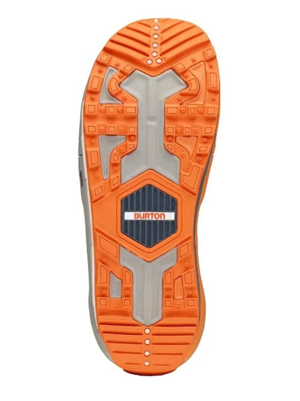 NEW $650 Burton Ion Snowboard Boots! 7 Asian Fit Light Gray With Orange Trim